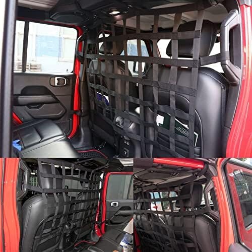 Car Rear Seat Isolation Barrier Net Back Pet Dog Seat Divider Travel Pet Clever