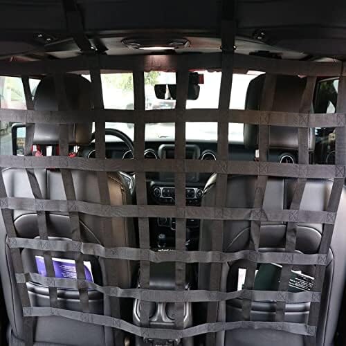 Car Rear Seat Isolation Barrier Net Back Pet Dog Seat Divider Travel Pet Clever