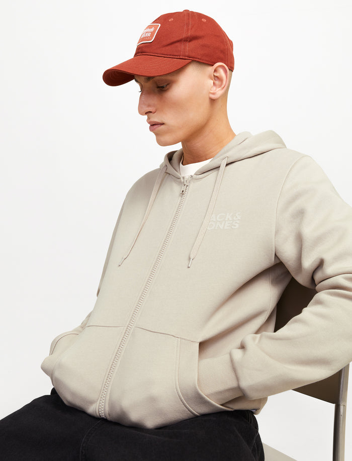 Cardigan à capuchon à manches longues pour homme