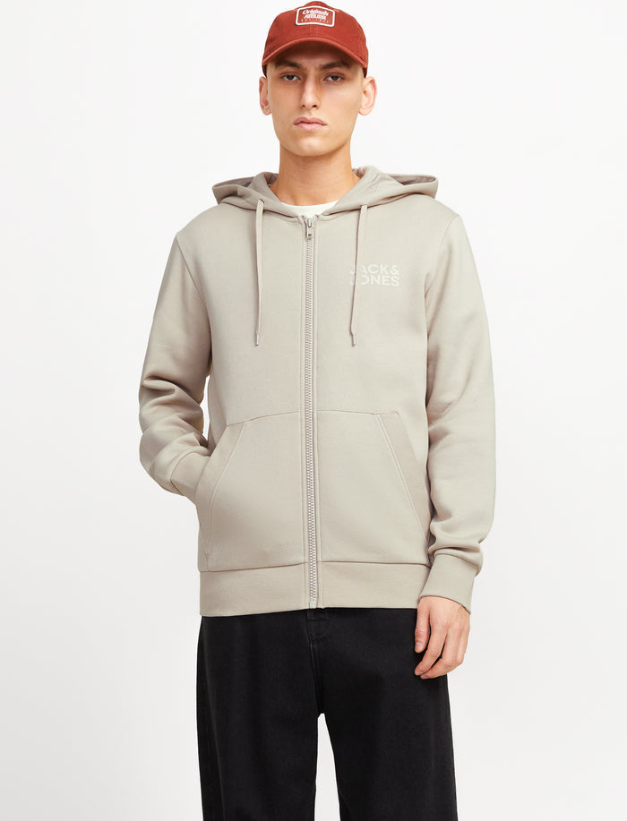 Cardigan à capuchon à manches longues pour homme