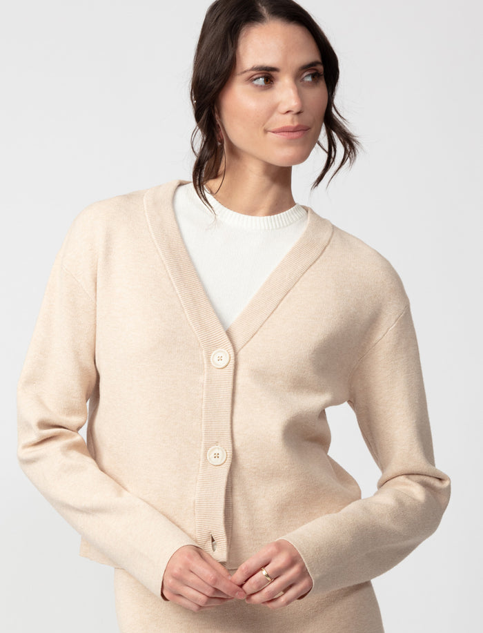 Cardigan en tricot à boutons