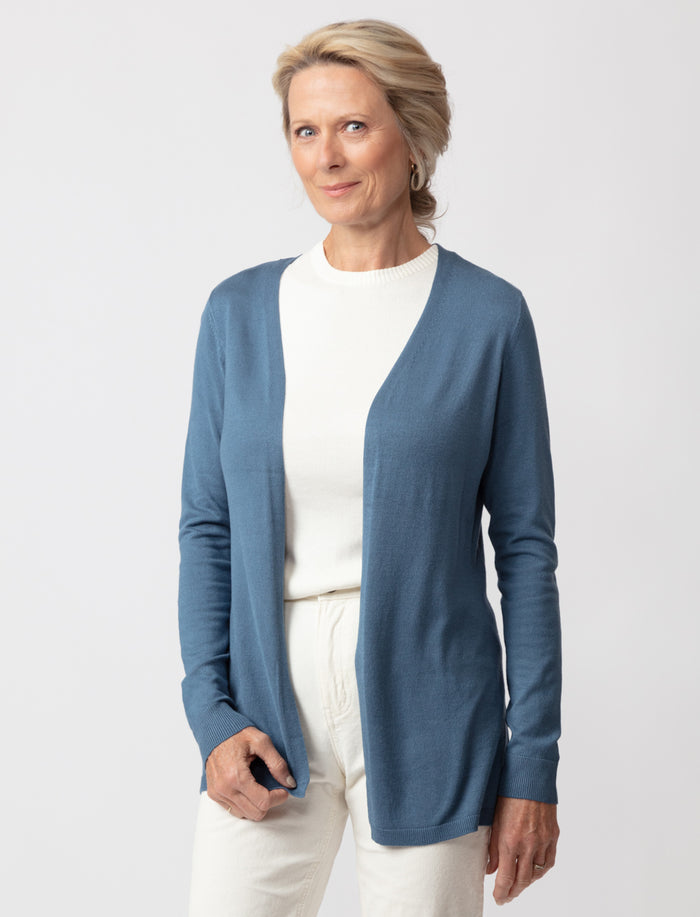 Cardigan en tricot ouvert