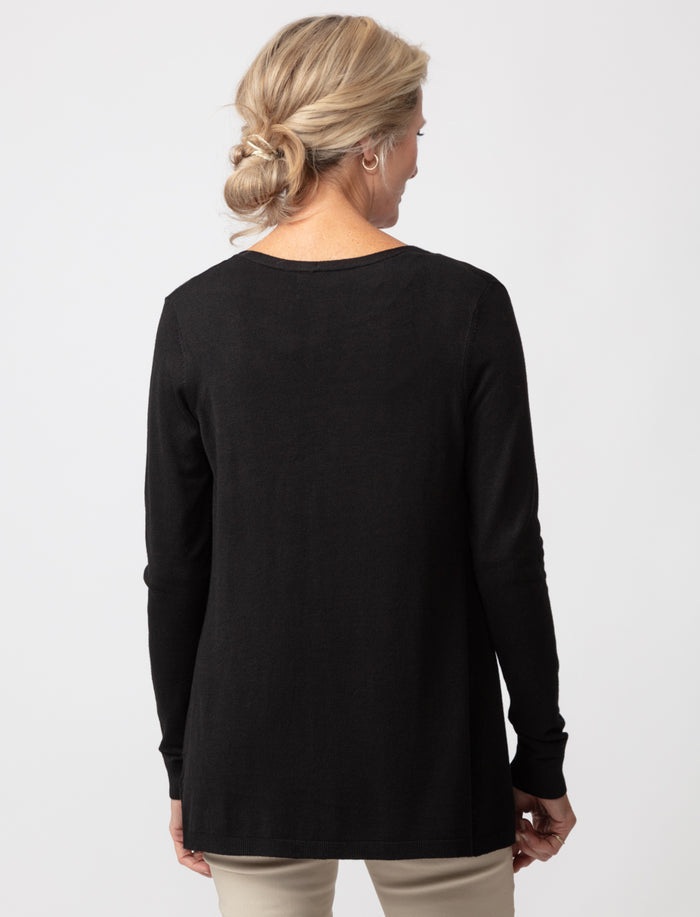 Cardigan en tricot ouvert