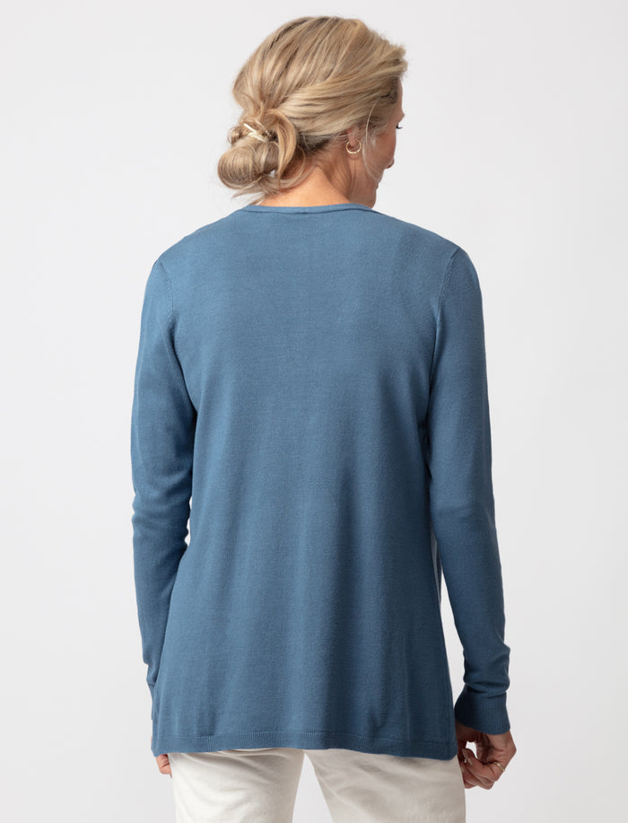 Cardigan en tricot ouvert