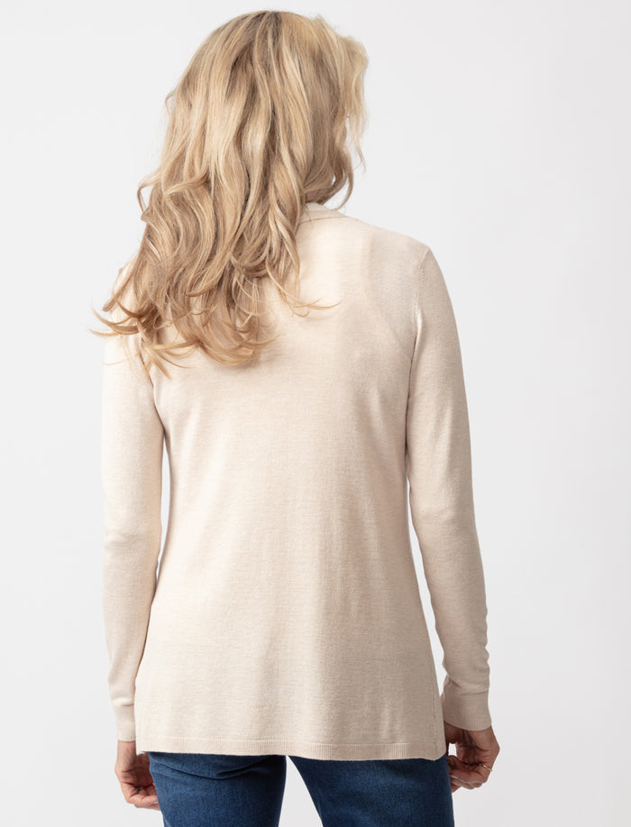 Cardigan en tricot ouvert