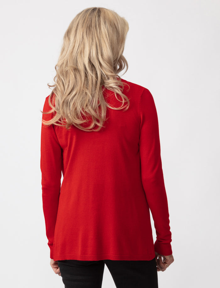 Cardigan en tricot ouvert