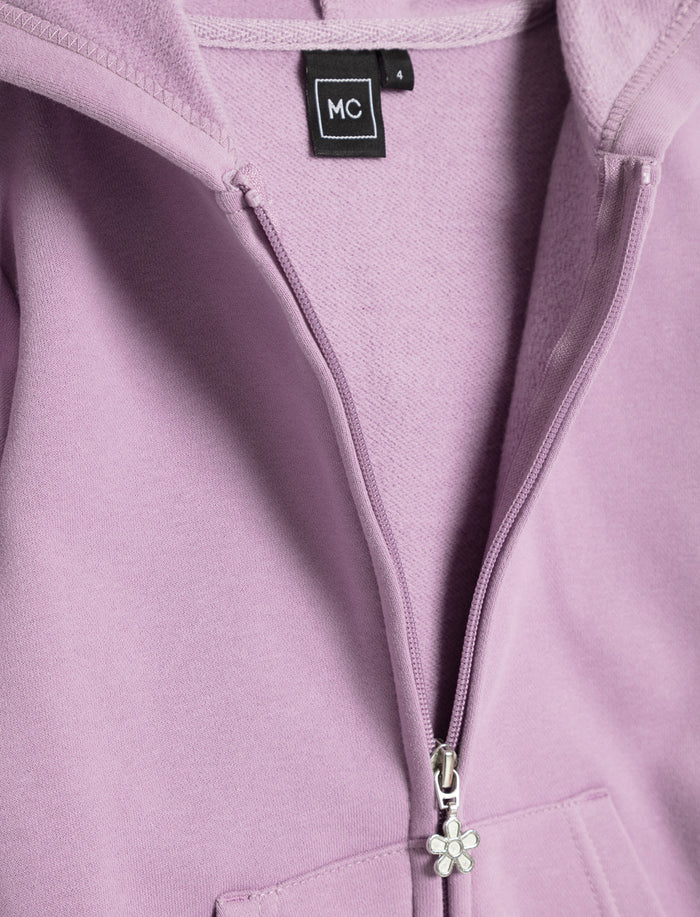 Cardigan zippé à poche