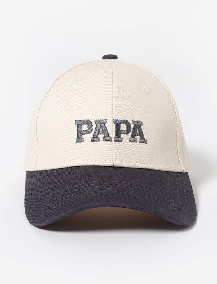 Casquette avec broderie “Papa”