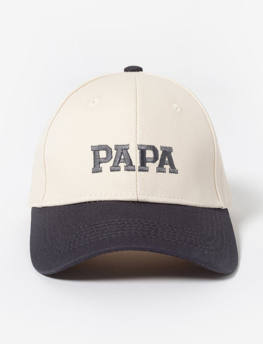 Casquette avec broderie “Papa”