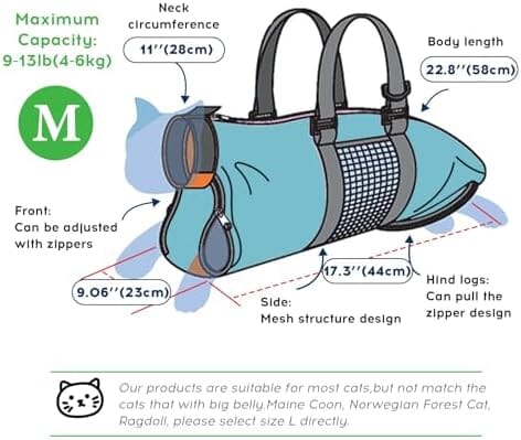 Cat Nail Clipping Cleaning Grooming Restraint Bag Cat Care & Grooming Pet Clever