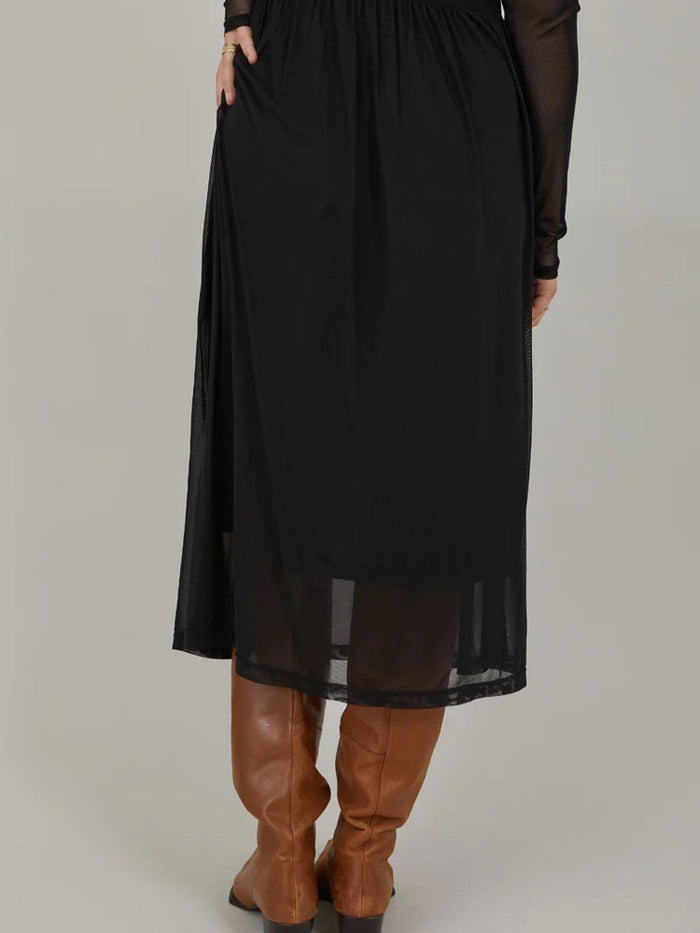 CC Heart Eve Mesh Dress Black