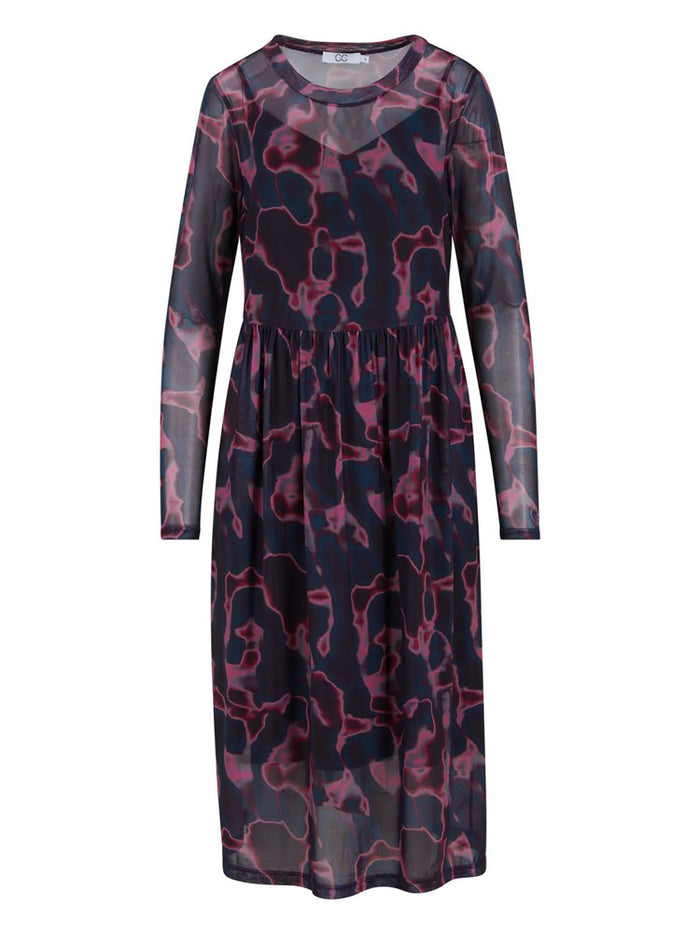 CC Heart Eve Mesh Dress Pink Wave