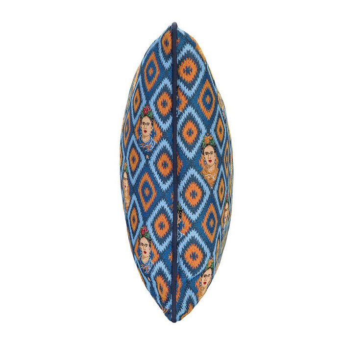 CCOV-FKICON | FRIDA KAHLO ICON TAPESTRY PILLOWCASE/CUSHION COVER 18X18 INCH - www.signareusa.com