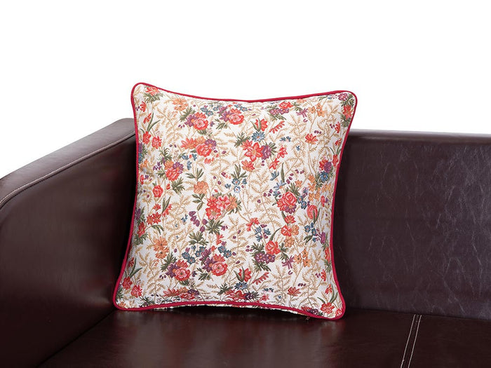 CCOV-FLMD | FLOWER MEADOW TAPESTRY PILLOWCASE/CUSHION COVER 18X18 INCH - www.signareusa.com