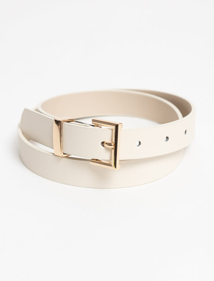 Ceinture à boucle carrée