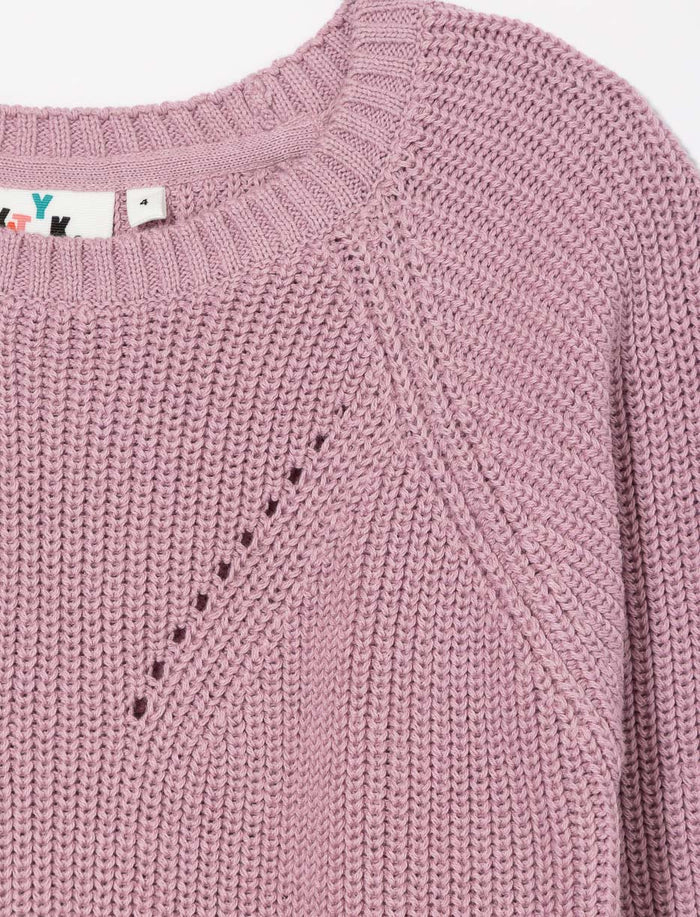 Chandail en tricot à motif - petite fille