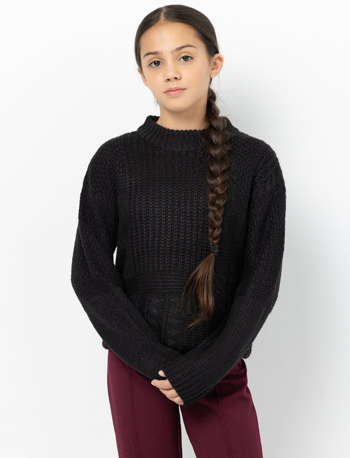 Chandail en tricot uni