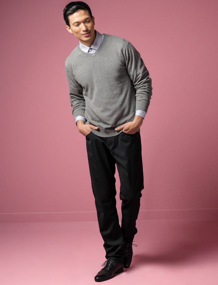 Chandail en tricot uni