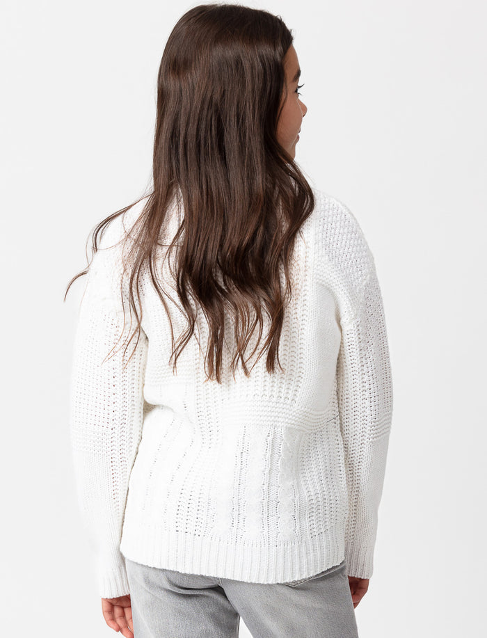 Chandail en tricot uni