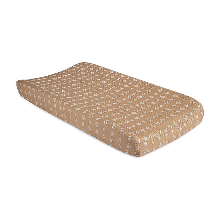Crane Baby Changing Pad Cover - Copper Dash | Koop.co.nz