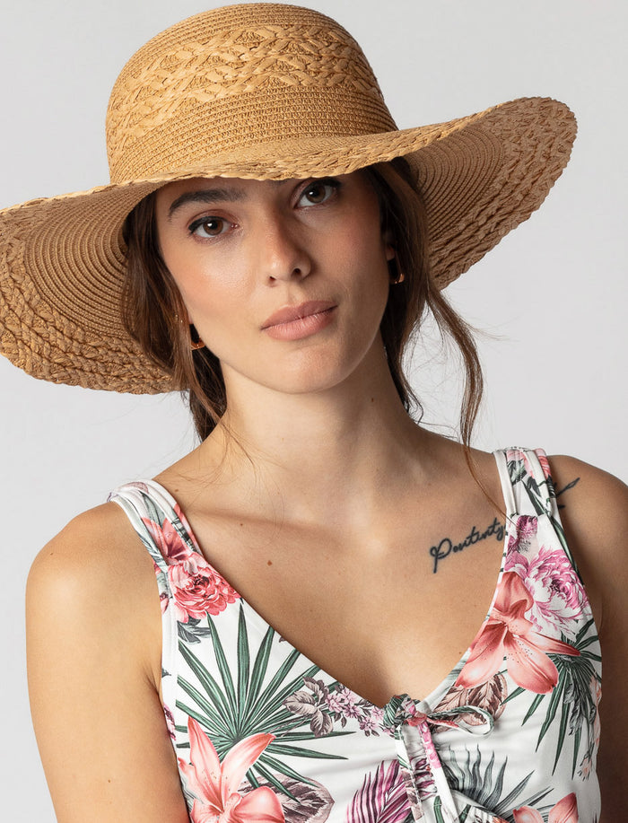 Chapeau de soleil en paille