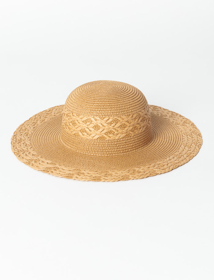 Chapeau de soleil en paille