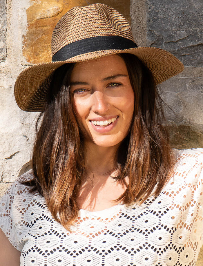 Chapeau Fedora en paille