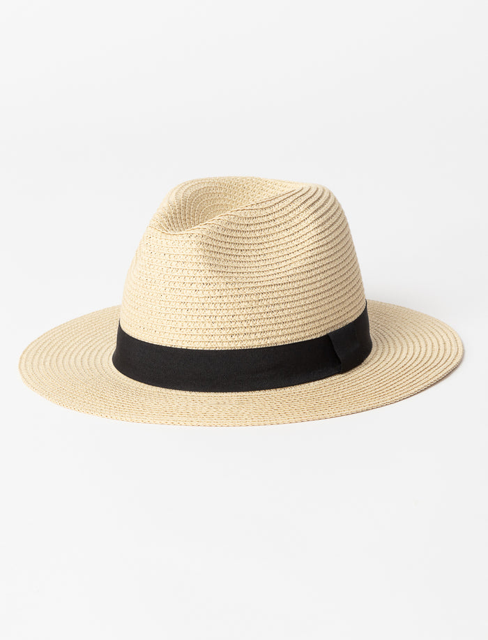 Chapeau Fedora en paille