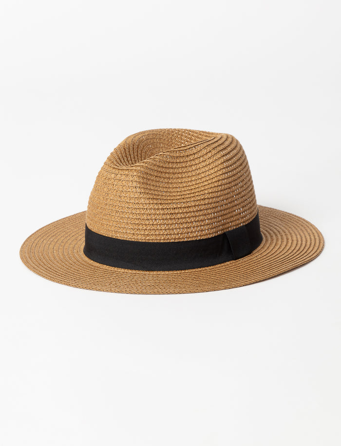 Chapeau Fedora en paille