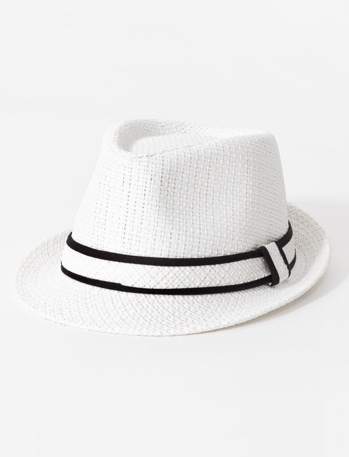 Chapeau Trilby en paille