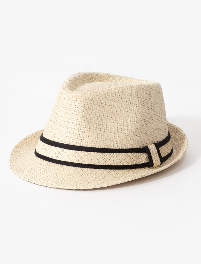 Chapeau Trilby en paille
