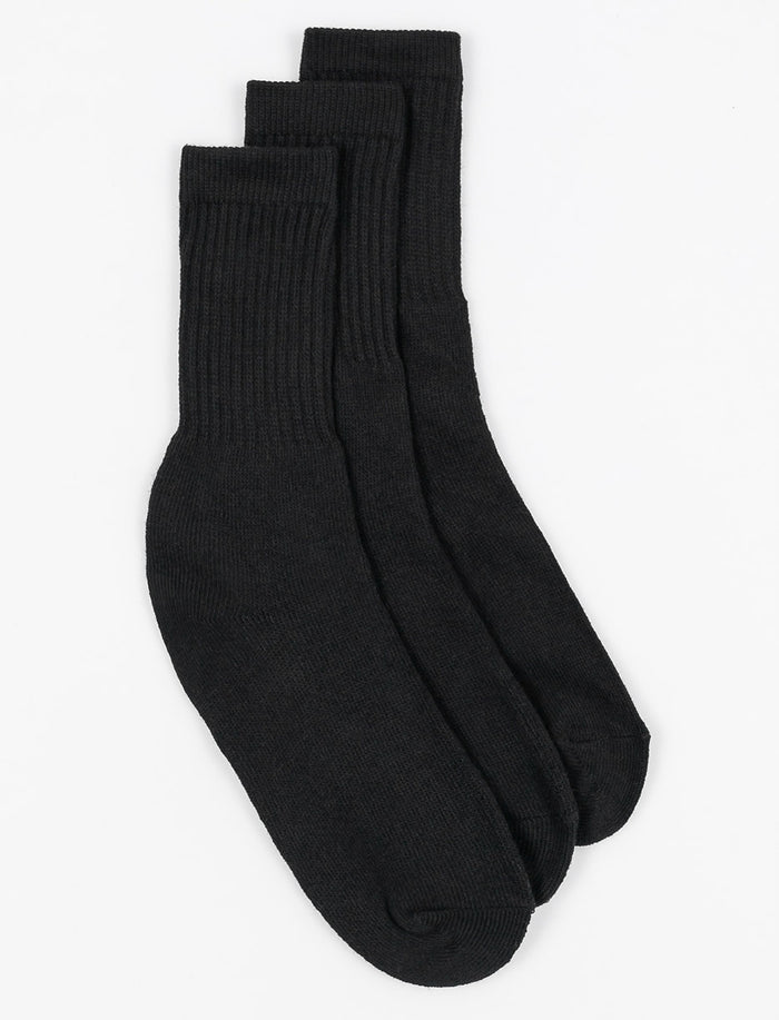 Chaussettes épaisses mi-mollet - paquet de 3