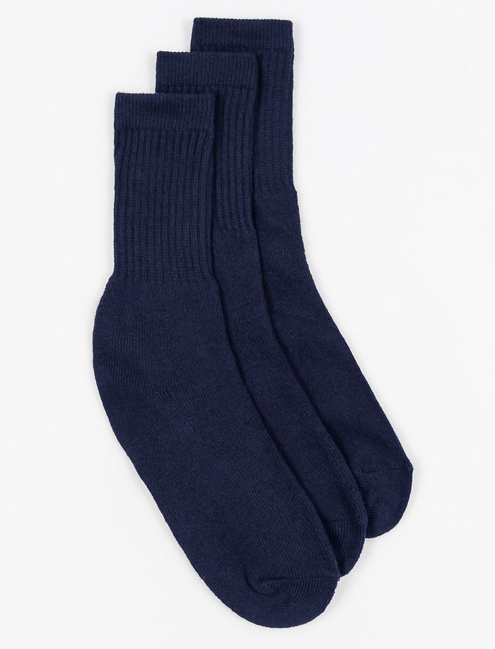 Chaussettes épaisses mi-mollet - paquet de 3