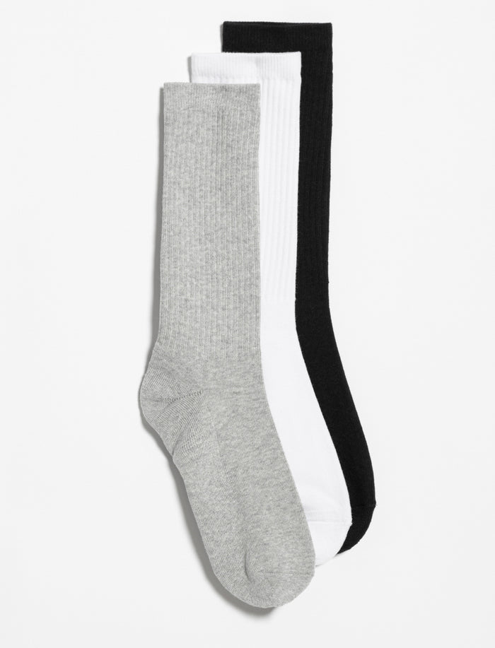 Chaussettes mi-longues - paquet de 3