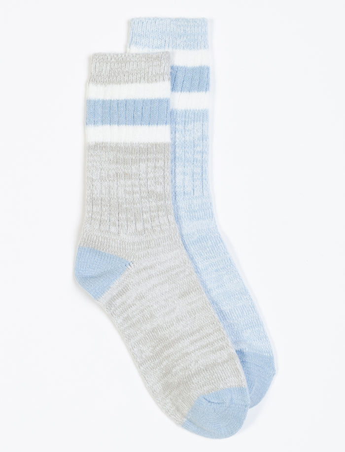 Chaussettes mi-mollet douces - paquet de 2