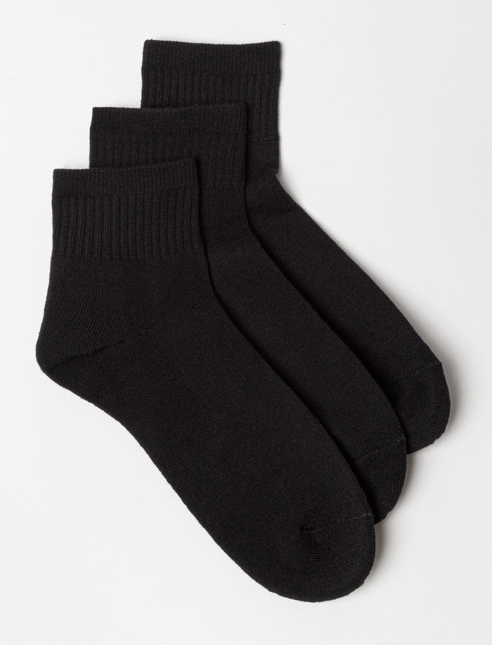 Chaussettes quarter - paquet de 3