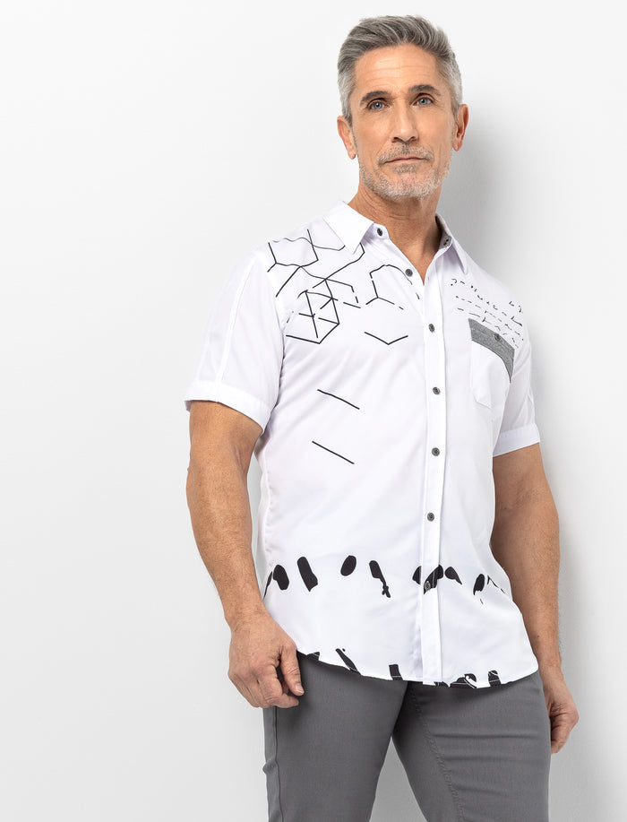 Chemise à motif imprimé