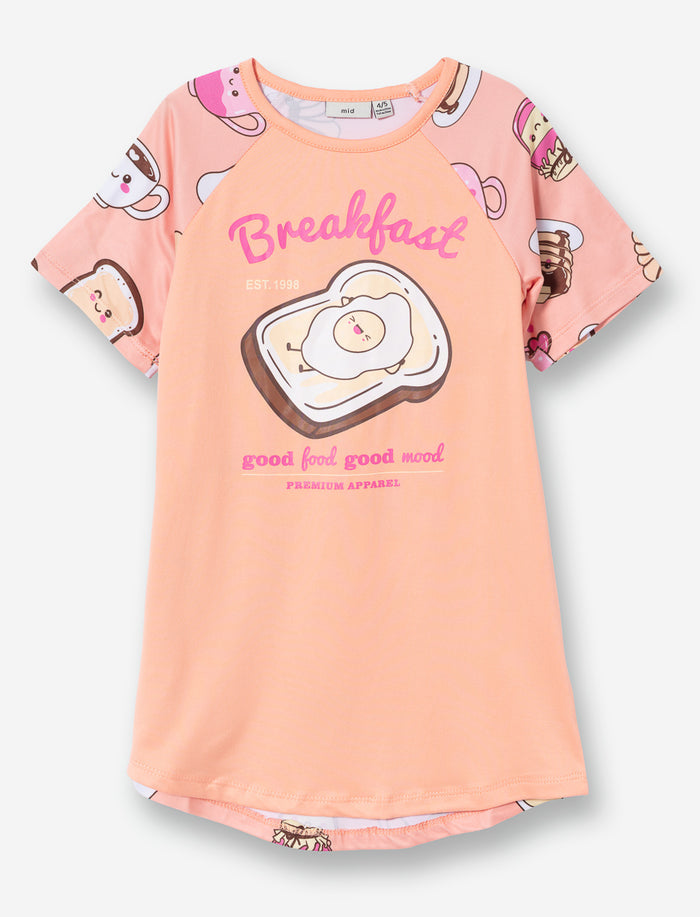 Chemise de nuit à manches courtes - petite fille