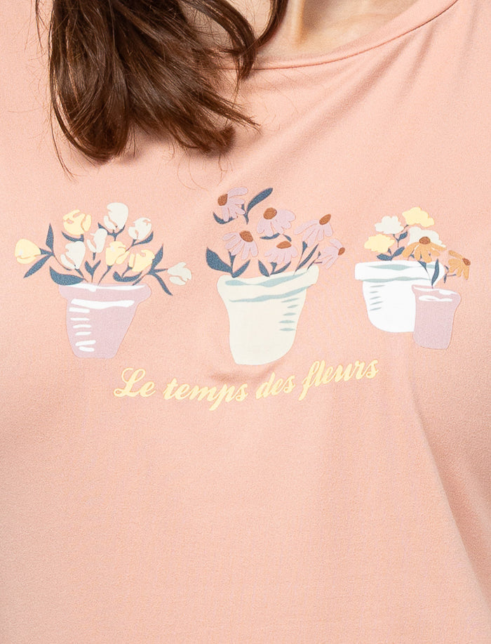 Chemise de nuit imprimée