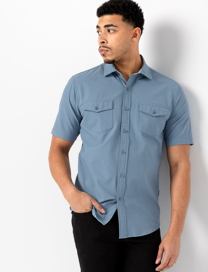Chemise en crépon