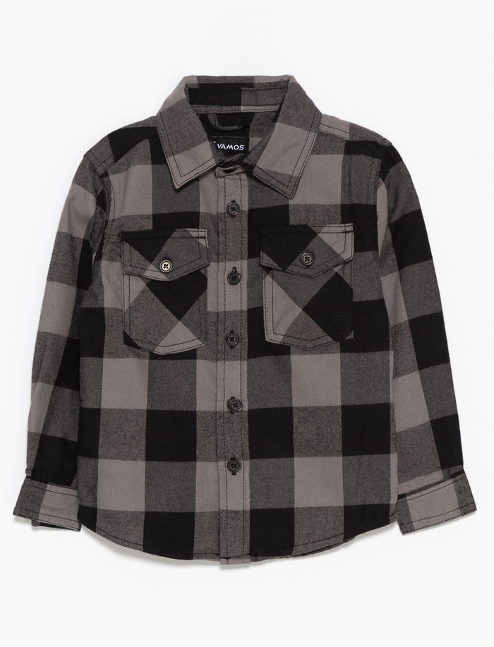 Chemise en flanelle à carreaux - petit garçon