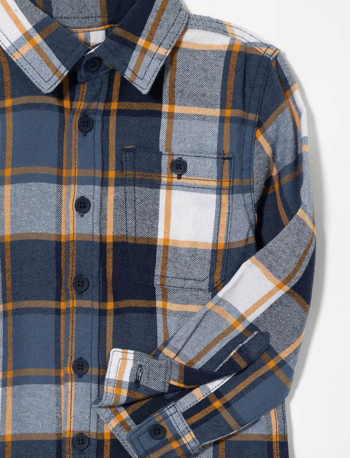 Chemise en flanelle à carreaux - petit garçon