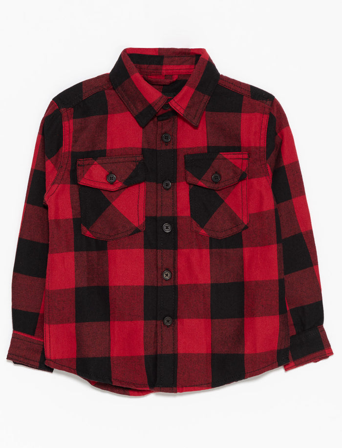 Chemise en flanelle à carreaux - petit garçon