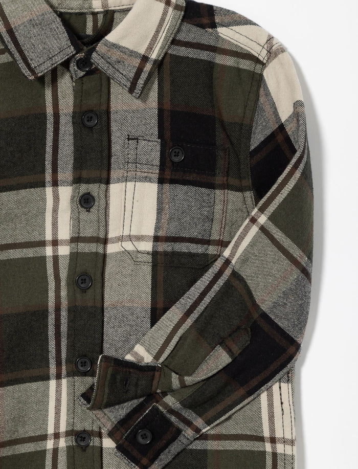 Chemise en flanelle à carreaux - petit garçon