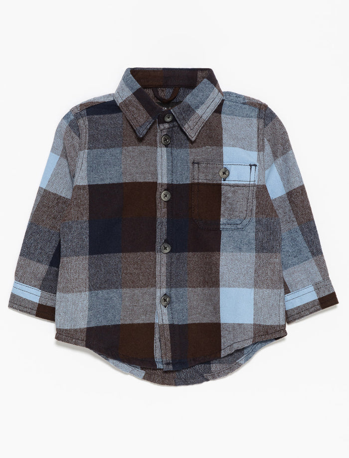 Chemise en flanelle à carreaux