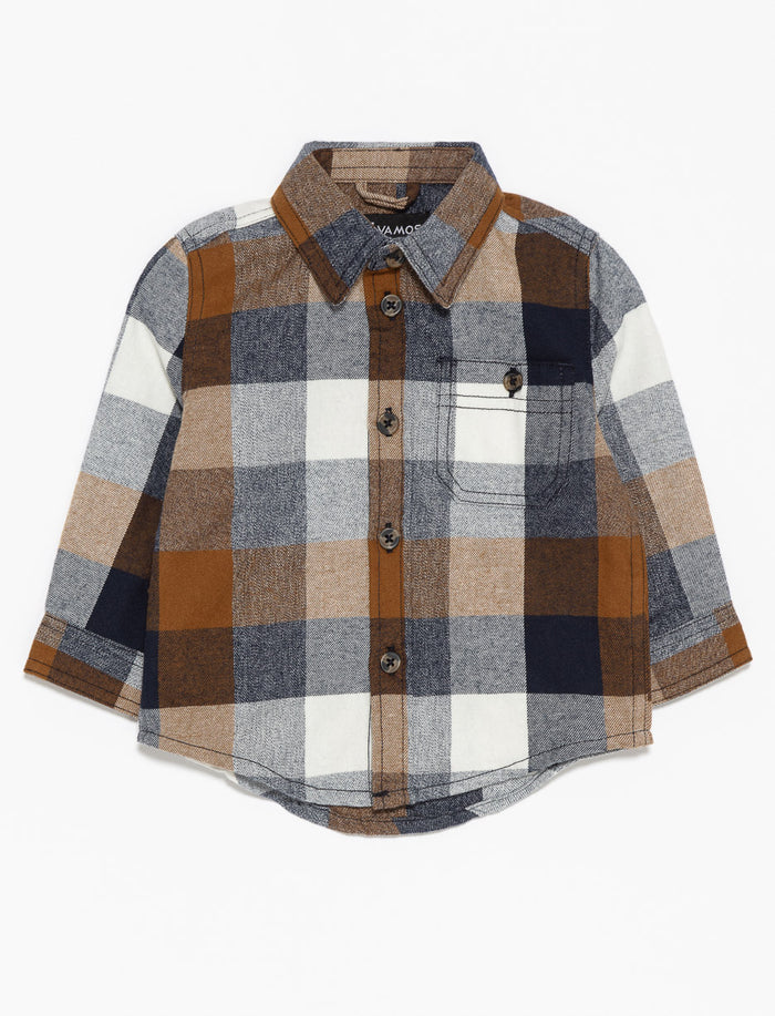 Chemise en flanelle à carreaux