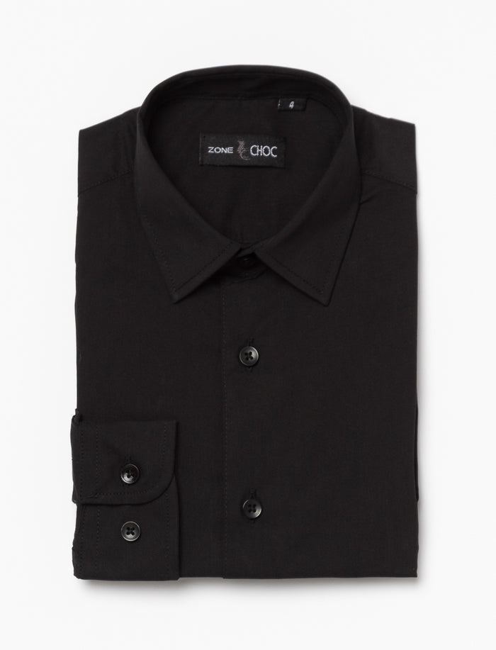 Chemise habillée unie - petit garçon