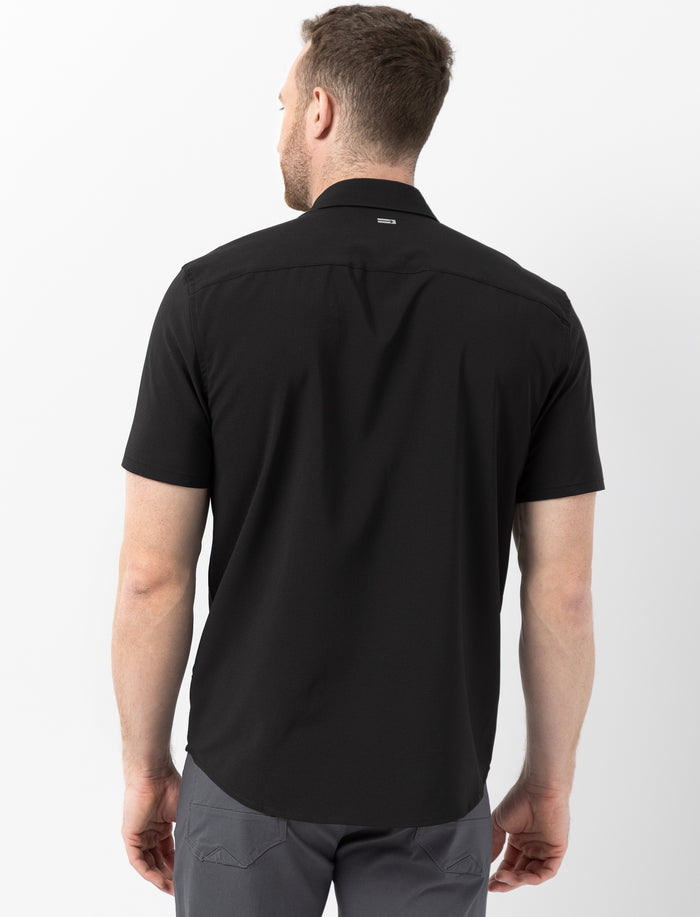 Chemise imprimée à manches courtes