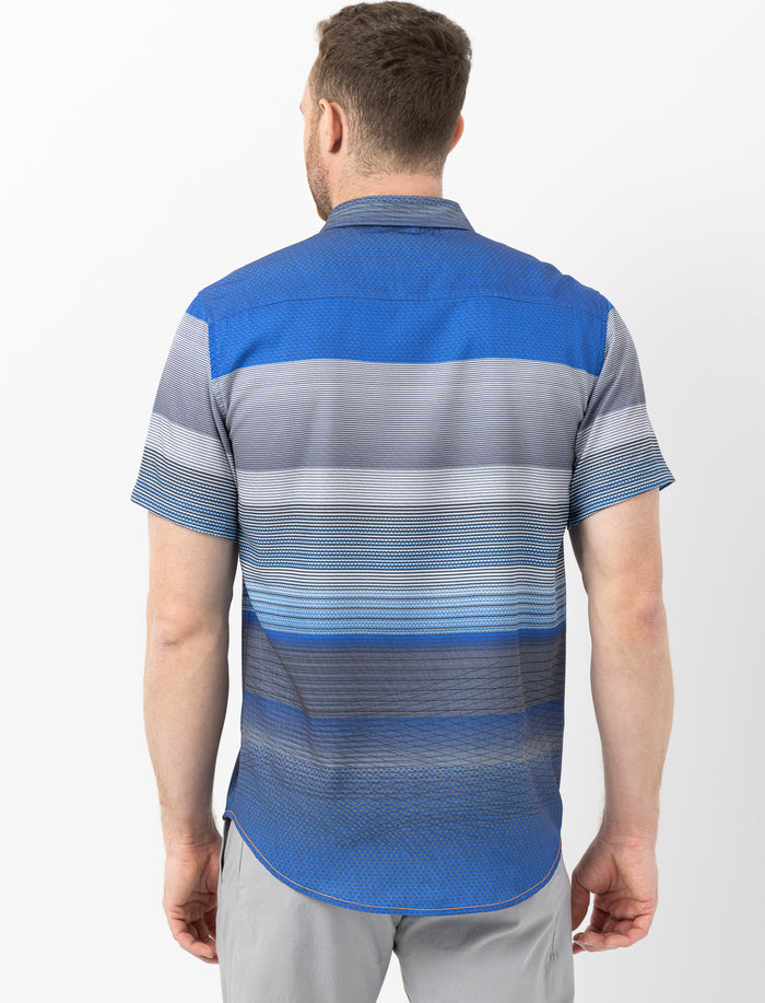 Chemise imprimée à manches courtes