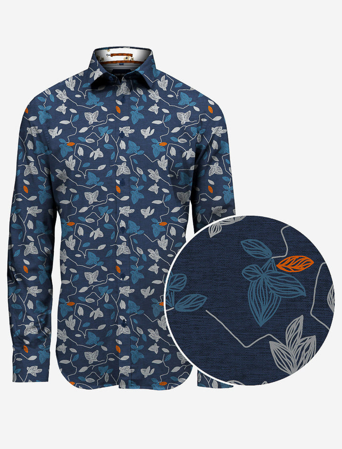 Chemise imprimée à manches longues
